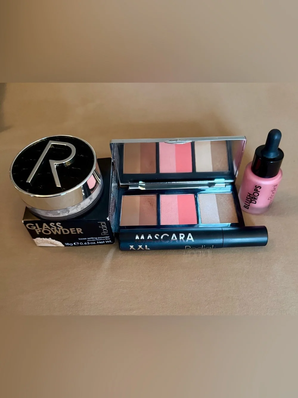 Rodial Pink & Neutral Blush and Eye Palette with Black Mascara